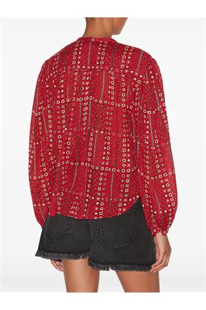 Bright red Salika blouse MARANT ÉTOILE | HT0022FAC1J19E70RD